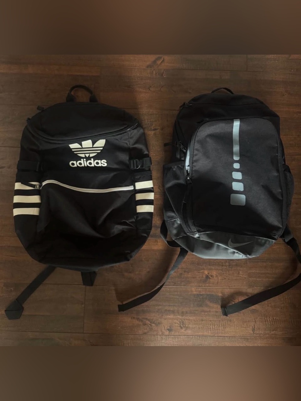 Set of 2 Backpacks: Nike & Adidas